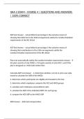 QKA 2 EXAM - COURSE 4 &vert; QUESTIONS AND ANSWERS &vert; 100&percnt; CORRECT