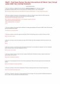Med Surge  l Exam Review&lowbar;Nursing Interventions & Patient Care and Med Surge 3 - Final Exam Review&lowbar;Nursing Interventions & Patient Care &vert; Actual Latest 2026 Test &vert; Verified Solutions