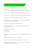 CHEM 1030 ACS Final Exam with Correct Answers 2026 Updated&period;