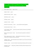 CHEM 1030 Auburn Final Exam with Guaranteed Pass Solutions 2026 Update&period;