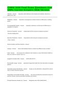 CHEM 1030 Final Exam Questions And 100&percnt; Correct Answers 2026 Version&period;