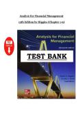 Solutions for Analysis for Financial Management 13th Edition &lpar;PDF&rpar; &ndash; Higgins