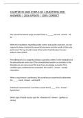CHAPTER 45 QUIZ &lpar;MDA 142&rpar; &vert; QUESTIONS AND ANSWERS &vert; 2026 UPDATE &vert; 100&percnt; CORRECT