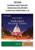 Test Bank for South-Western Federal Taxation 2025&colon; Individual Income Taxes&comma; 48th Edition by James Young&comma; Annette Nellen&comma; Mark Persellin & Sharon Lassar &vert; Latest Update 2026 &vert; 100&percnt; Guarantee Pass