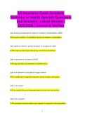 CA Insurance Exam Accident&comma;  Sickness or Health Spanish Questions and Answers &vert; Latest Version &vert; 2025&sol;2026 &vert; Correct & Verified