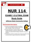 NUR 114 Exams 1&ndash;5 & Final &lpar;2026 &sol; 2027&rpar; &vert; Nursing &vert; Jefferson State CC &lpar;PDF&rpar;