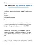 PUBH 3001 Final Exam Latest Update Exam &vert; Questions and Verified Answers &vert; 100&percnt; Correct &vert; Grade A &plus;