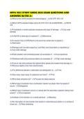 NFPA 1033 STUDY GUIDE 2026 EXAM QUESTIONS AND ANSWERS RATED