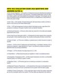 NFPA 1033 EVALUATION EXAM 2026 QUESTIONS AND ANSWERS RATED