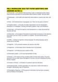 FBLA JOURNALISM 2026 TEST PAPER QUESTIONS AND ANSWERS RATED