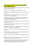 FBLA JOURNALISM LATEST 2026 EXAM QUESTIONS AND ANSWERS RATED