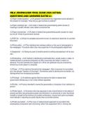 FBLA JOURNALISM FINAL EXAM 2026 ACTUAL QUESTIONS AND ANSWERS RATED