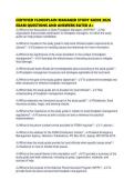CERTIFIED FLOODPLAIN MANAGER STUDY GUIDE 2026 EXAM QUESTIONS AND ANSWERS RATED