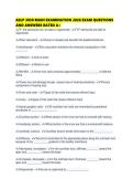 ASLP 3030 MAIN EXAMINATION 2026 EXAM QUESTIONS AND ANSWERS RATED