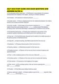 ASLP 3030 STUDY GUIDE 2026 EXAM QUESTIONS AND ANSWERS RATED 