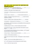 ASLP 3030 LATEST 2026 EXAM TEST QUESTIONS AND ANSWERS RATED