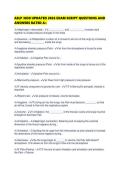 ASLP 3030 UPDATED 2026 EXAM SCRIPT QUESTIONS AND ANSWERS RATED