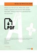 NR 667 CEA FNP ACTUAL PREDICTOR  EXAM  Verified  Questions And Answers With Detailed  Rationales  Already Graded A&plus; Guaranteed Pass &ndash;  Ace your Exam 