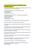 LSAT EVALUATION EXAM 2026 QUESTIONS AND ANSWERS RATED