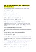 EMS PROTOCOLS LATEST 2026 EXAM QUESTIONS AND ANSWERS RATED