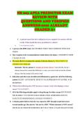NR 603 APEA PREDICTOR EXAM REVIEW-WITH QUESTIONS AND VERIFIED ANSWERS-2026 ALREADY GRADED A&plus; 
