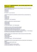 AALAS LAT COMPREHENSIVE 2026 EXAM QUESTIONS AND ANSWERS RATED