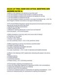 AALAS LAT FINAL EXAM 2026 ACTUAL QUESTIONS AND ANSWERS RATED