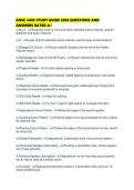 ANSC 4405 STUDY GUIDE 2026 QUESTIONS AND ANSWERS RATED