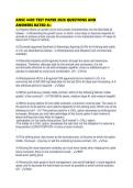 ANSC 4405 TEST PAPER 2026 QUESTIONS AND ANSWERS RATED