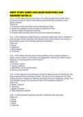 CMHT STUDY GUIDE 2026 EXAM QUESTIONS AND ANSWERS RATED