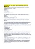 CMHT LATEST 202 EXAM QUESTIONS AND ANSWERS RATED 