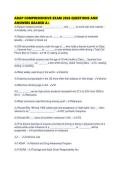 ADAP COMPREHENSIVE EXAM 2026 QUESTIONS AND ANSWERS GRADED