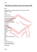 NUR 253 Exam 2 Questions with Correct Answers 2026