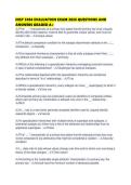 INSY 3304 EVALUATION EXAM 2026 QUESTIONS AND ANSWERS GRADED