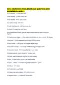 DATA CRUNCHERS FINAL EXAM 2026 QUESTIONS AND ANSWERS GRADED
