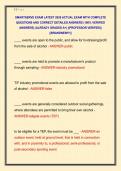 SMARTSERVE EXAM LATEST 2026 ACTUAL EXAM WITH COMPLETE  QUESTIONS AND CORRECT DETAILED ANSWERS &lpar;100&percnt; VERIFIED  ANSWERS&rpar; &vert;ALREADY GRADED A&plus;&vert; &vert;&vert;PROFESSOR VERIFIED&vert;&vert;  &vert;&vert;BRANDNEW&excl;&excl;&excl;&vert;&vert; 