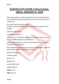 NUR256 ECPI EXAM 2 &lpar;Electrolytes&comma; ABGs&rpar; GRADED A&plus; 2026