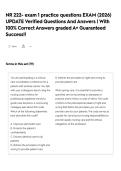 NR 222- exam 1 practice questions EXAM &lpar;2026&rpar; UPDATE Verified Questions And Answers &vert; With 100&percnt; Correct Answers graded A&plus; Guaranteed Success&excl;&excl;