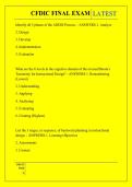 CFDIC FINAL EXAM QUESTIONS AND ANSWERS 2026