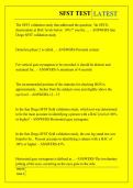 SFST TEST QUESTIONS AND ANSWERS 2026