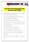 FF2 TCFP Exam Questions and Answers 100&percnt; PASS