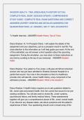 SHADOW HEALTH - TINA JONES-HEALTH HISTORY ACTUAL  COMPLETE REAL EXAM  2025&sol;2026 UPDATE &vert; COMPREHESIVE   STUDY GUIDE &sol; COMPLETE REAL EXAM QUESTIONS AND CORRECT  ANSWERS &lpar;EXPERT VERIFIED AND DETAILED ANSWERS&rpar; FOR  QUARANTEED PASS &vert; A&plus; GRADED &vert; GET IT 100&percnt; A