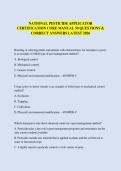 NATIONAL PESTICIDE APPLICATOR  CERTIFICATION CORE MANUAL 50 QUESTIONS &  CORRECT ANSWERS LATEST 2026