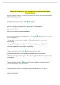 Palliative and End of Life Care Exam Questions with Correct Answers&vert; New Update