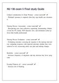 NU 136 exam 5 Final study Guide exam with correct answers&period;