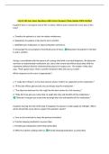 End-of-Life Care Exam Questions with Correct Answers&vert; New Update