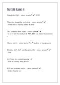 NU 136 EXAM 4 QUESTIONS AND ANSWERS WITH COMPLETE SOLUTIONS GRADED A&plus;&plus; 2025&sol;2026