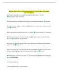 Chapter 7 End-of-Life Care & PHIL END-OF-LIFE CARE & ETHICAL DILEMMAS&vert; Exam Questions  with Correct Answers&vert; New Update
