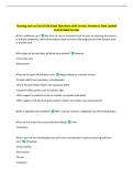 Nursing care at End of Life Exam Questions with Correct Answers&vert; New Update