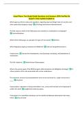 Excpt Pharm Test Study Guide Questions and Answers 100&percnt; Verified By  Experts
